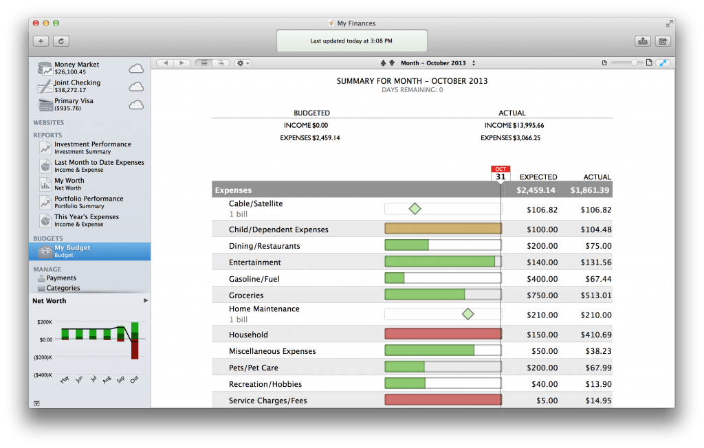 personal financial software for mac os x